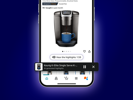Reseñas que se escuchan: la nueva apuesta de Amazon con IA