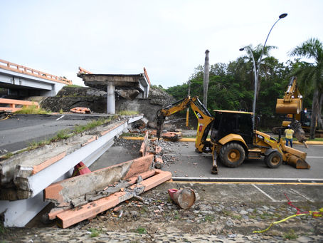 MOPC inicia colocación de puente entrada La Vega, República Dominicana