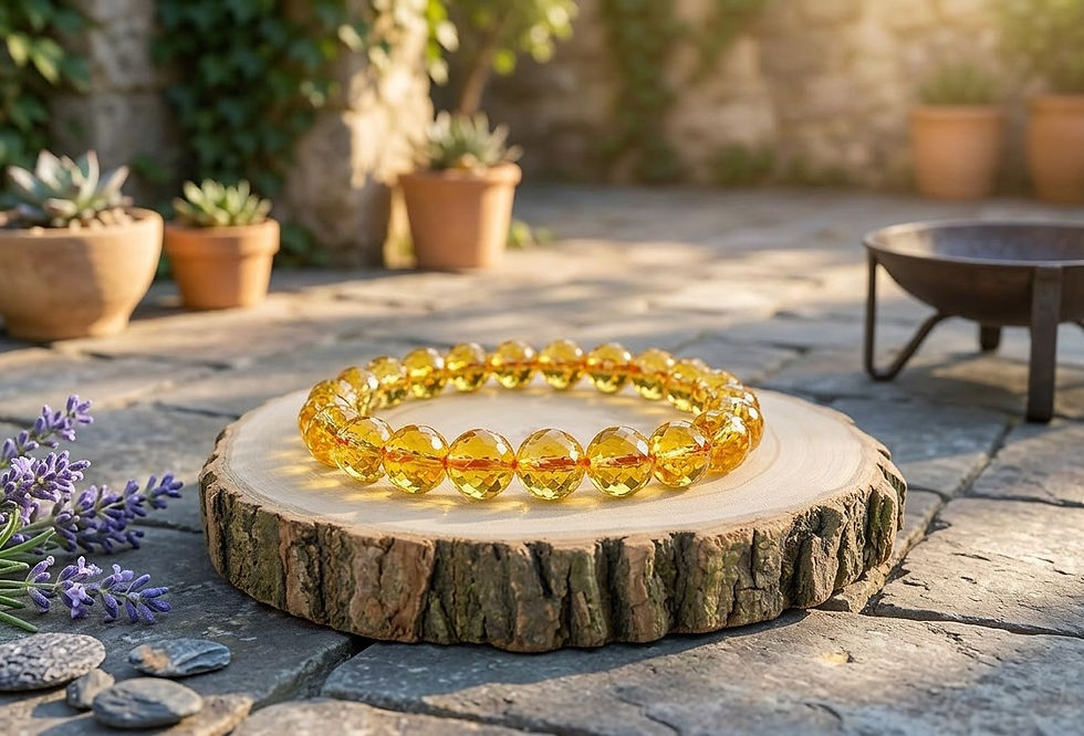 Thumbnail: Citrine Crystal Bracelet 