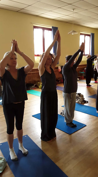 Photo d'un cour de Yoga