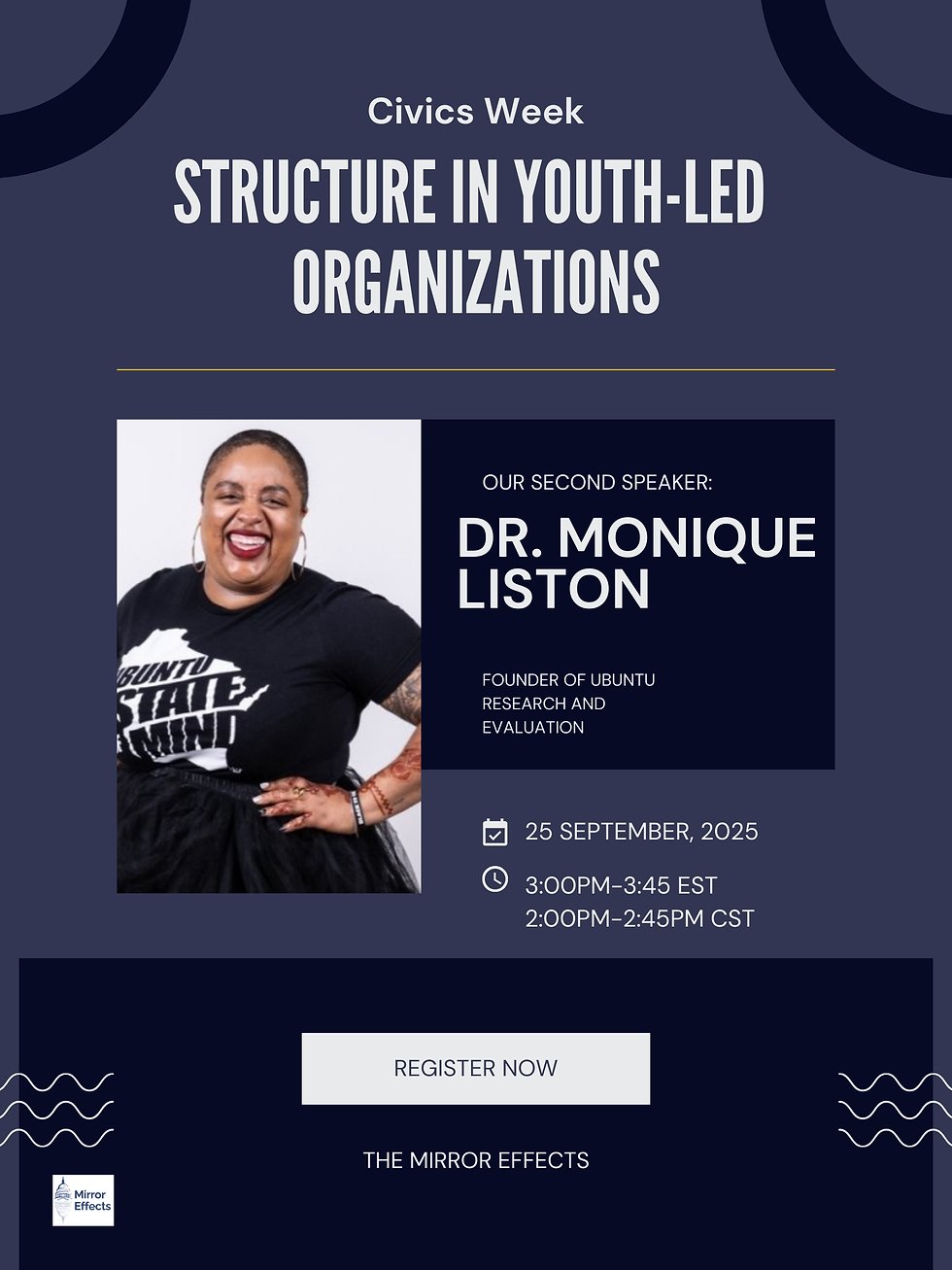 Civics Speaker: Structure in Youth-Led Organizations