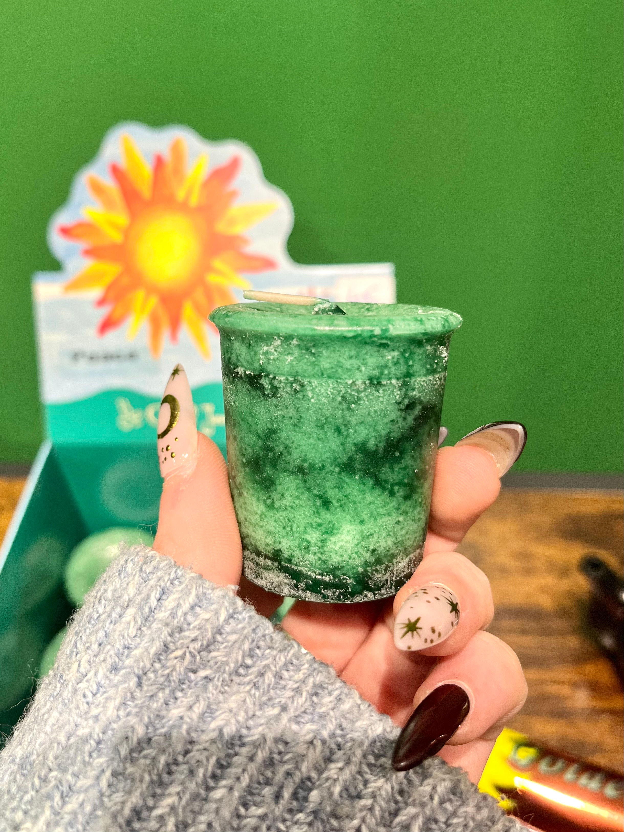 Bougie votive Reiki "Peace"