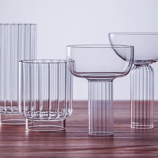 Handblown Crystal cocktail Glass