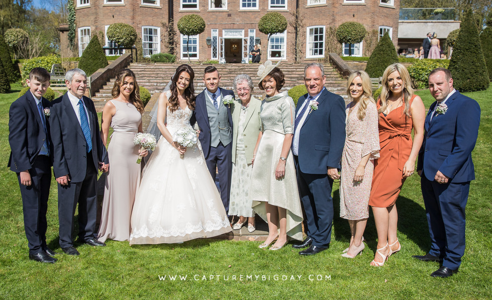 Family wedding photograph