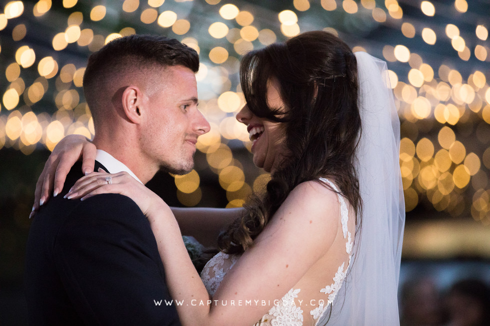 Bride and grooms first dance