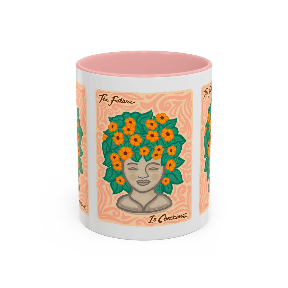 Botanical Goddess Coffee Mug - Inspirational Gift for Her, Home or Office Decor