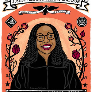 portrait illustration of Justice Ketanji Brown Jackson