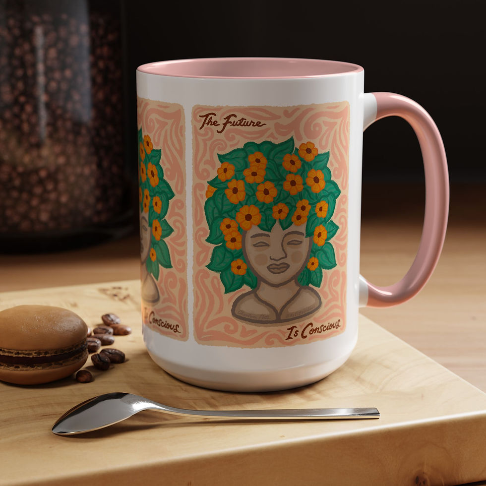 Thumbnail: Botanical Goddess Coffee Mug - Inspirational Gift for Her, Home or Office Decor