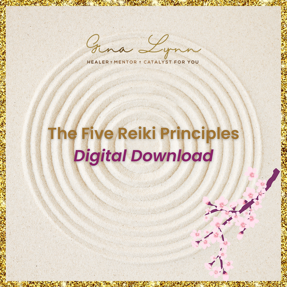 The Five Reiki Principles