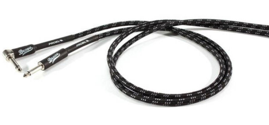 PROEL BRV120LU6BW CABLE GUITAR JACK TO JACK CORNER 6 METER