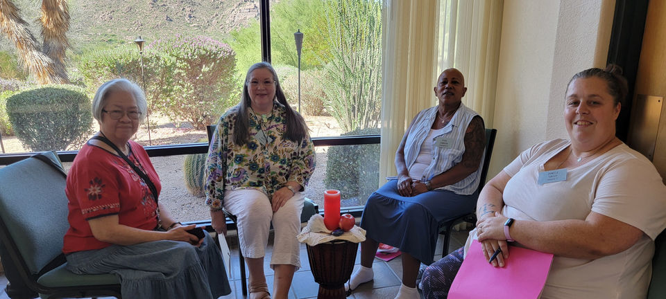 Image of women gathering at the GTW 2023 Annual Gathering