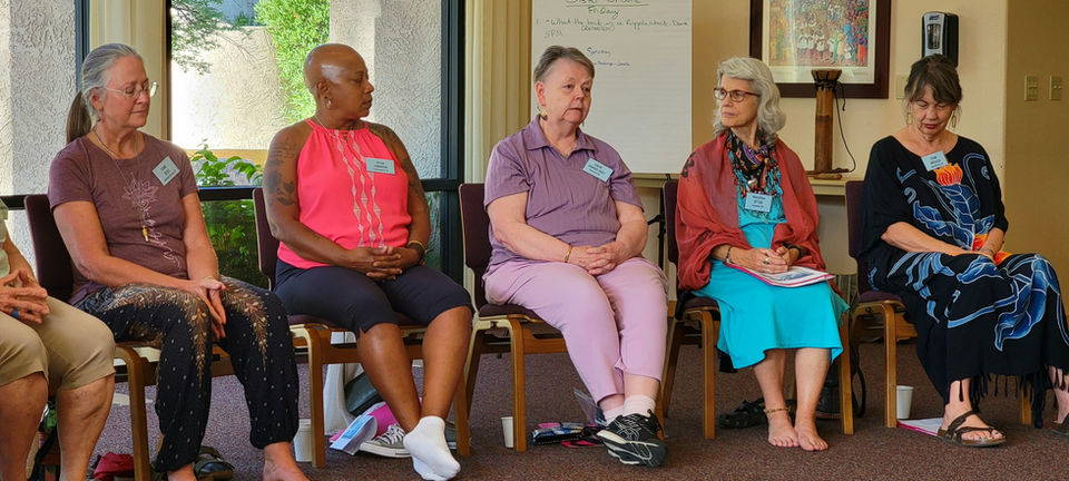 Image of women gathering at the GTW 2023 Annual Gathering