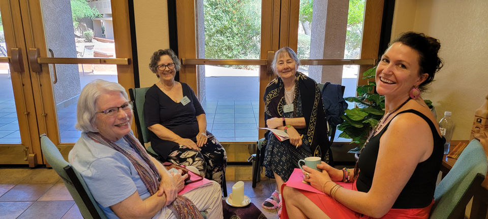 Image of women gathering at the GTW 2023 Annual Gathering