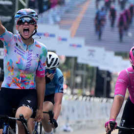 CANYON//SRAM’s Chiara Consonni takes the first women’s cycling championship in Philadelphia since 2016