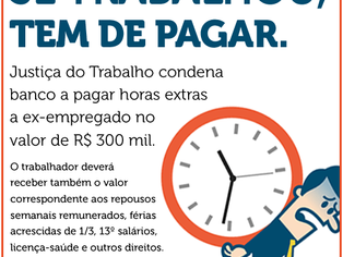 Se trabalhou, tem que pagar!!!