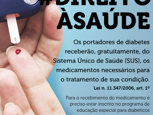 Você conhece alguém com diabetes e não está sendo atendido pelo SUS?