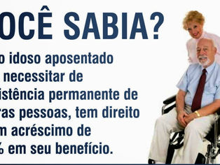 STJ libera adicional de 25% a todos os aposentados que precisam de cuidador...