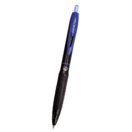 Blue Uniball Gel Ink Roller Pen (UMN-307 (07)) Side View