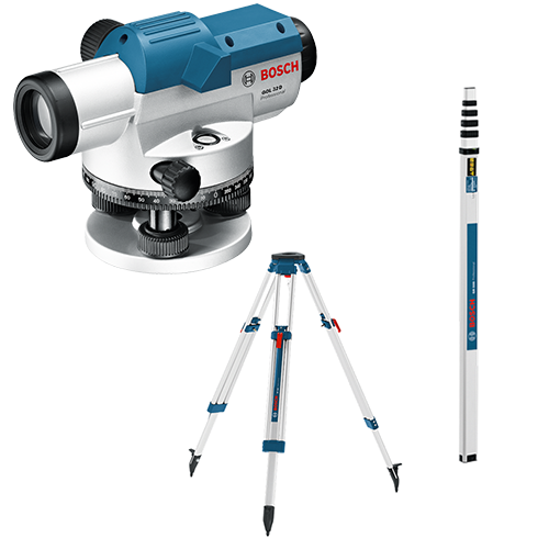 Bosch Optical Level (GOL 32 D) Side View with Tripod Stand