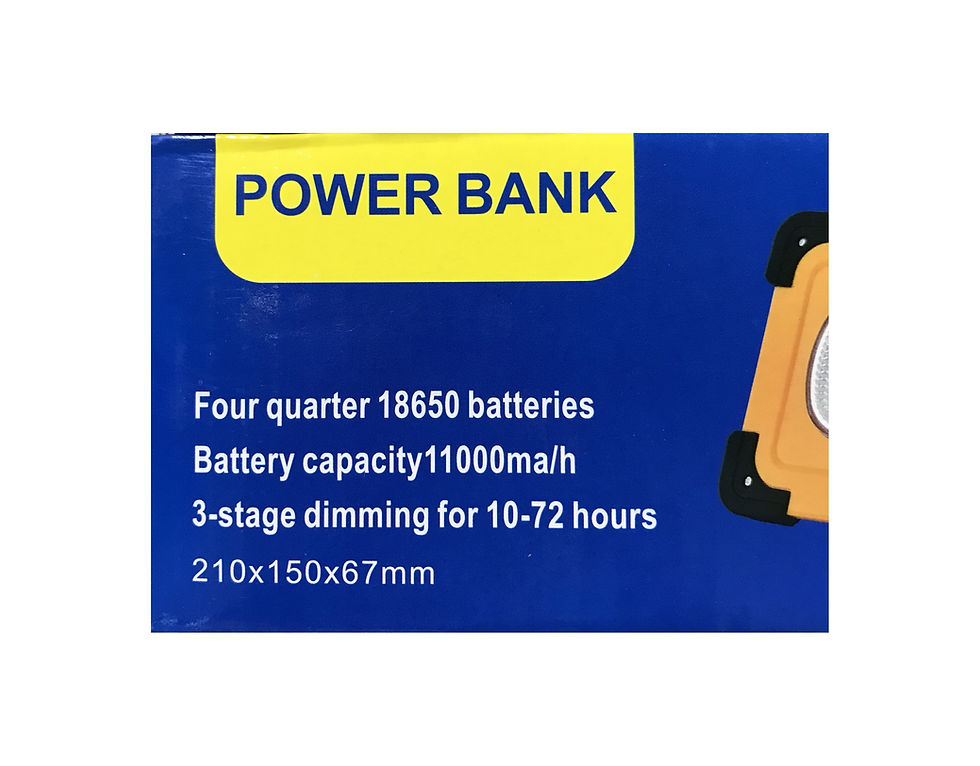 Thumbnail: LED Floor Light - Power Bank Portable Multifunctional Spotlight 80W