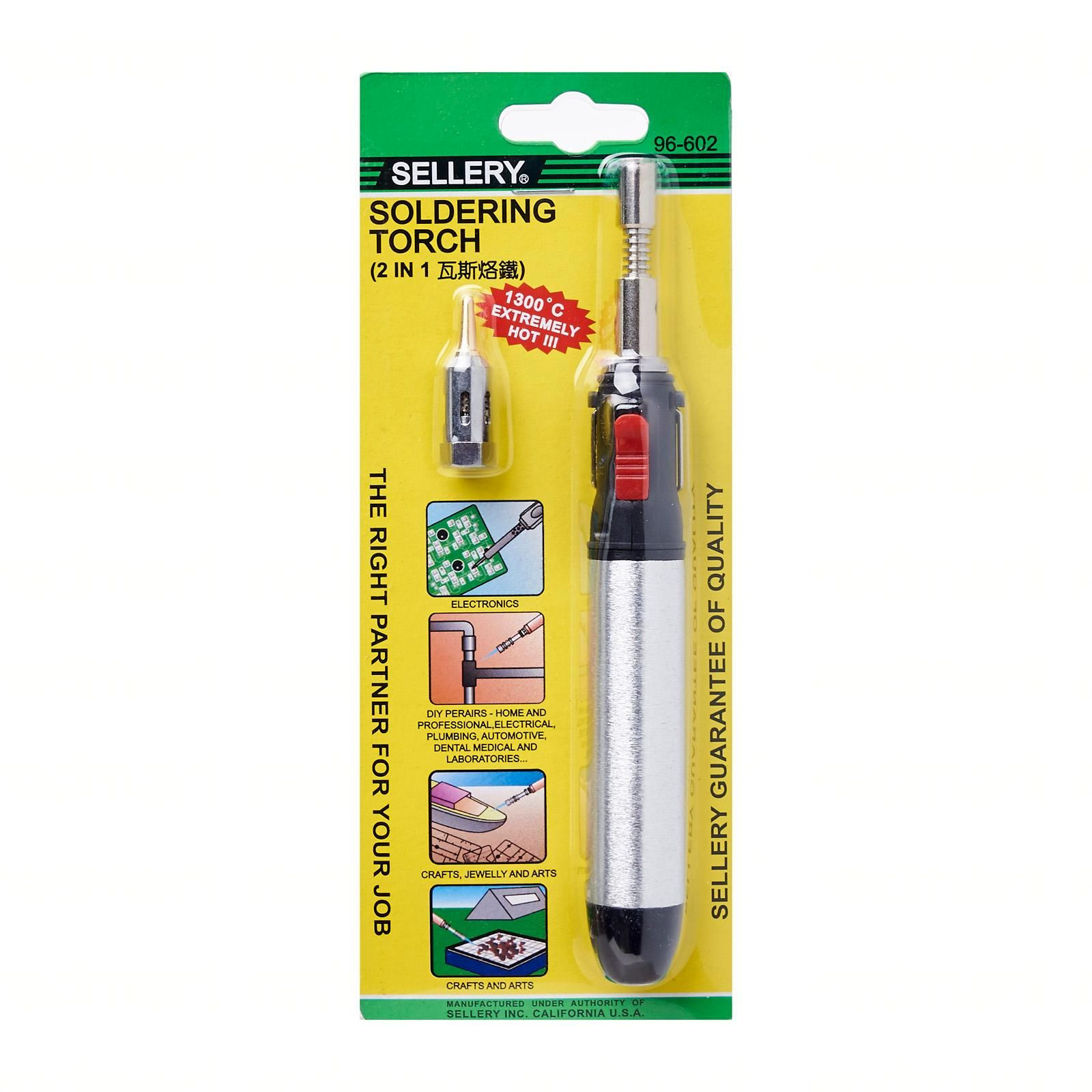 Sellery 2-in-1 Soldering Torch (96-602)