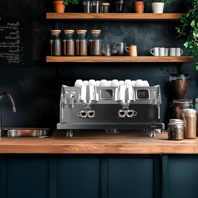 Miniatura: Baristeo Regina Máquina de café comercial: doble grupo, triple caldera