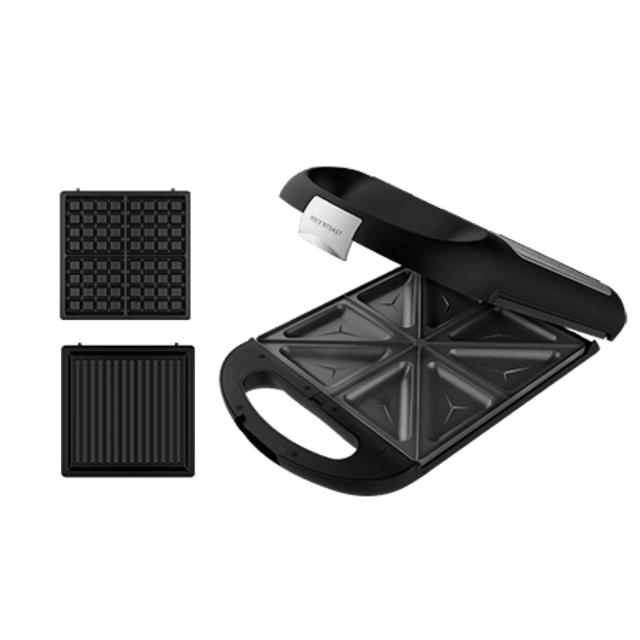 Miniatura: Rock'nToast Family Sandwichera 3 en1. 1500 W, Capacidad para 4 Sandwiches