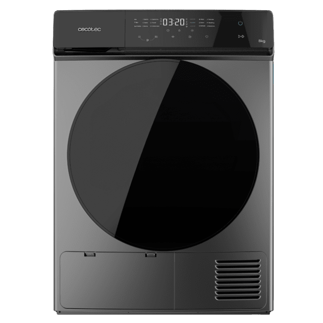 Miniatura: Bolero DressCode Dry 8400 Steel Secadora Bomba de calor steel  8 kg, Clase E