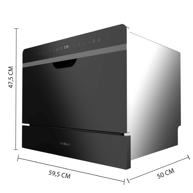 Miniatura: Bolero Aguazero 2500 S-BI Black Glass  semi-integrable
