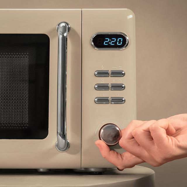 Miniatura: ProClean 5110 Retro Beige Microondas digital con grill de 20 L y 700 W