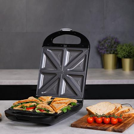 Miniatura: Rock'nToast Family Sandwichera 3 en1. 1500 W, Capacidad para 4 Sandwiches