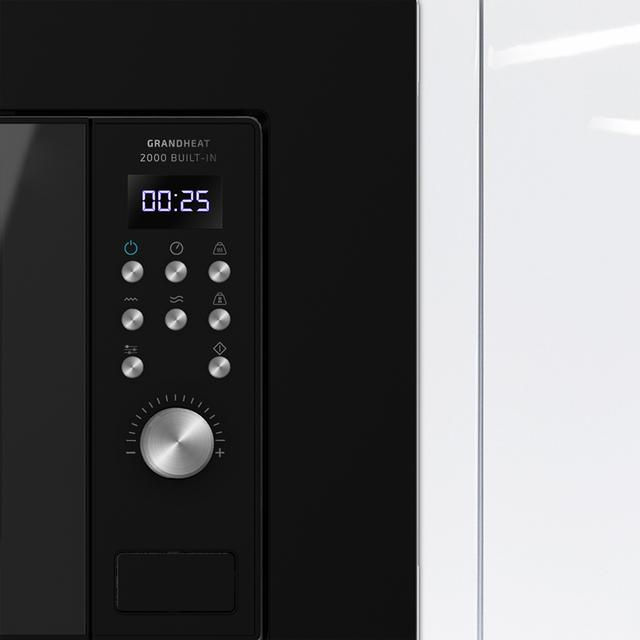 Miniatura: GrandHeat 2000 Built-In Black. Microondas encastrable Digital de 700W
