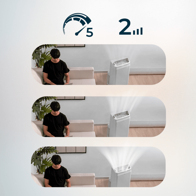 Miniatura: ForceClima 12600 Soundless Heating Aire acondicionado portátil