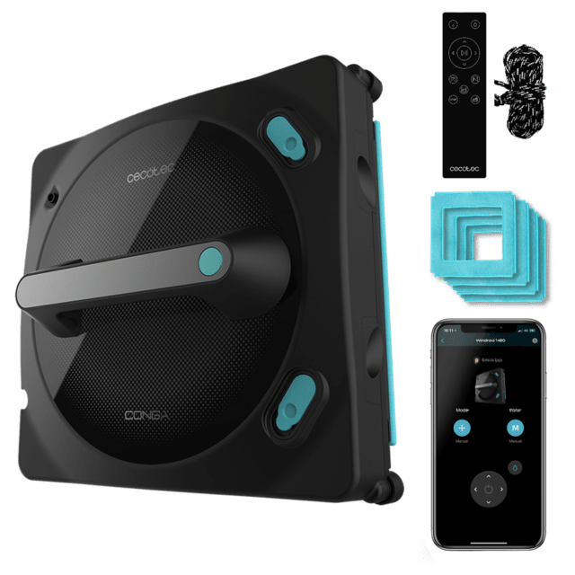 Conga Windroid 1490 TwerkingSpray Connected Robot limpiacristales 4 en 1