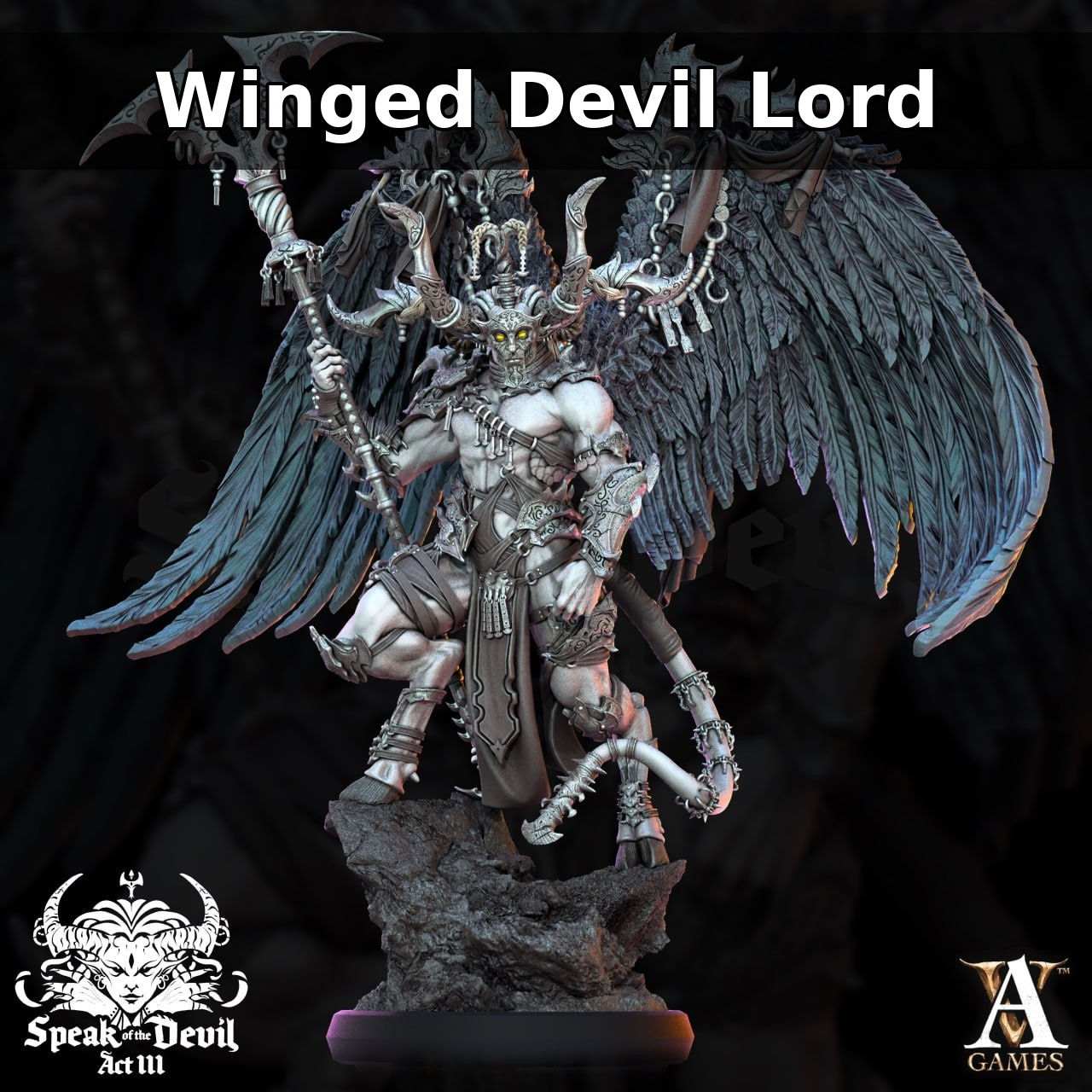 Winged Devil Miniatures - Speak of the Devil - Resin 32mm / 75mm