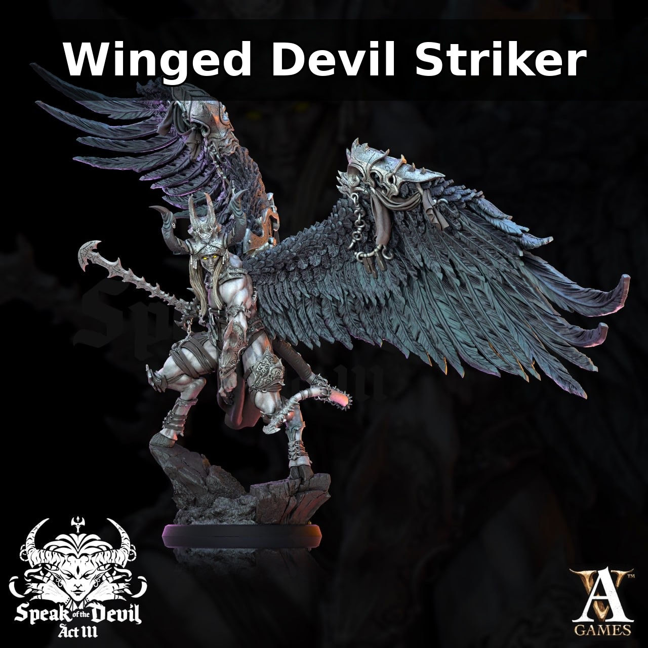 Winged Devil Miniatures - Speak of the Devil - Resin 32mm / 75mm