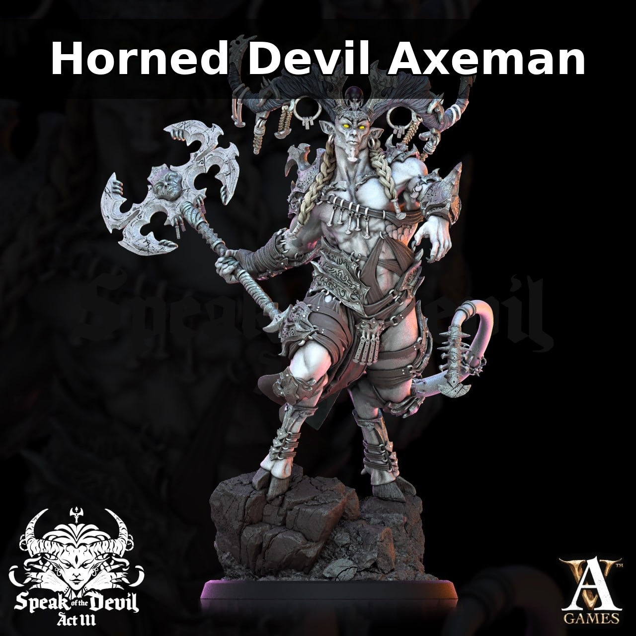 Winged Devil Miniatures - Speak of the Devil - Resin 32mm / 75mm