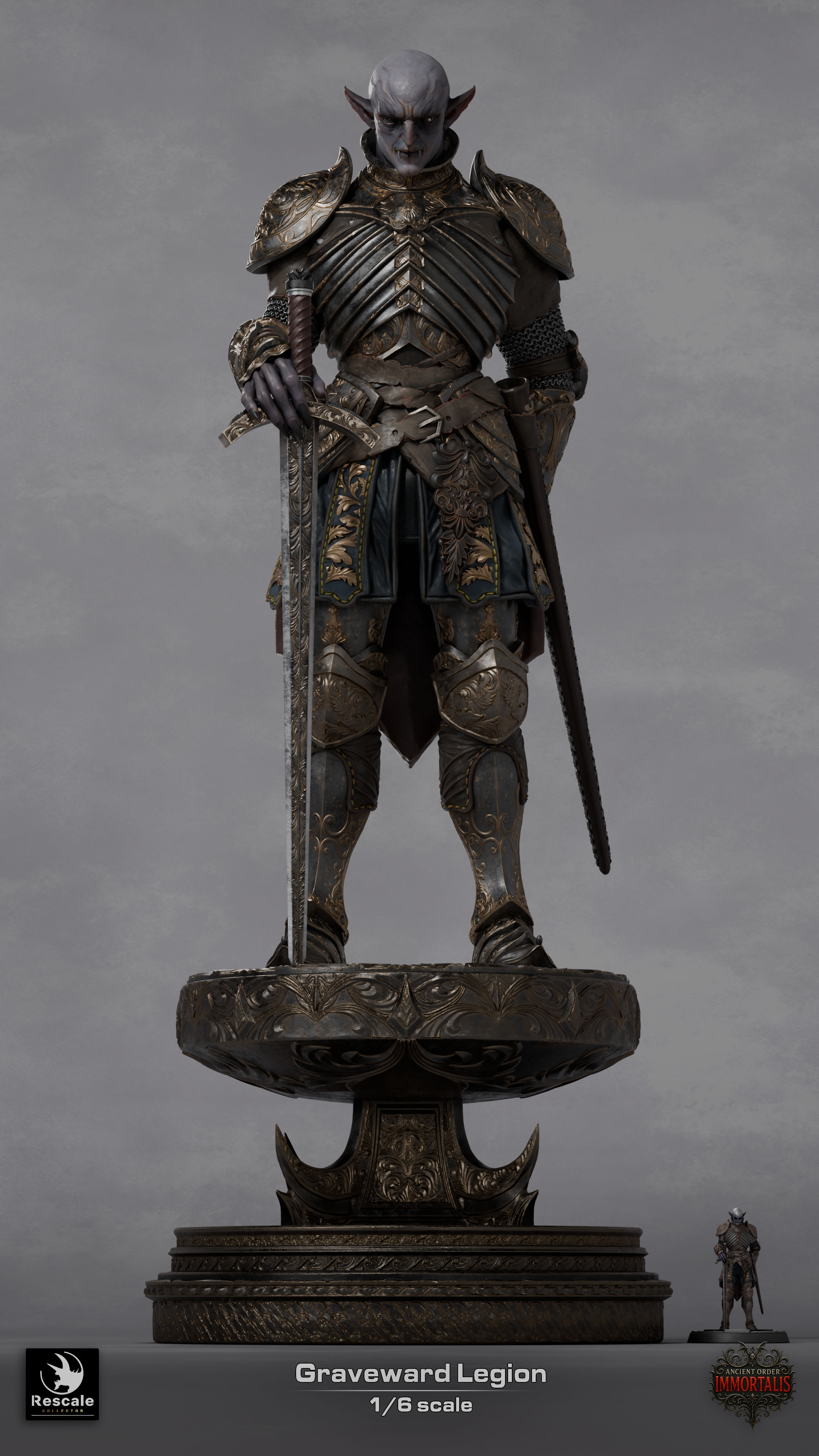 Undead & Dragon Miniatures - Ancient Order Immortalis - Resin