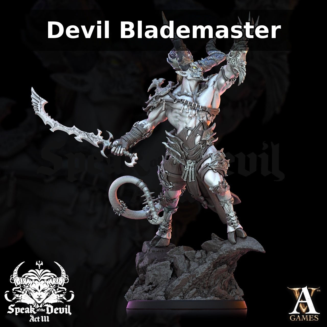Winged Devil Miniatures - Speak of the Devil - Resin 32mm / 75mm