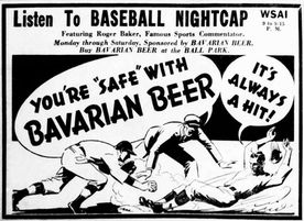 According to Timothy Holian, author of the Over the Barrel series about the history of Cincinnati brewing, apparently this ad also appeared in the Red's scorebooks in 1939 and 1940. 