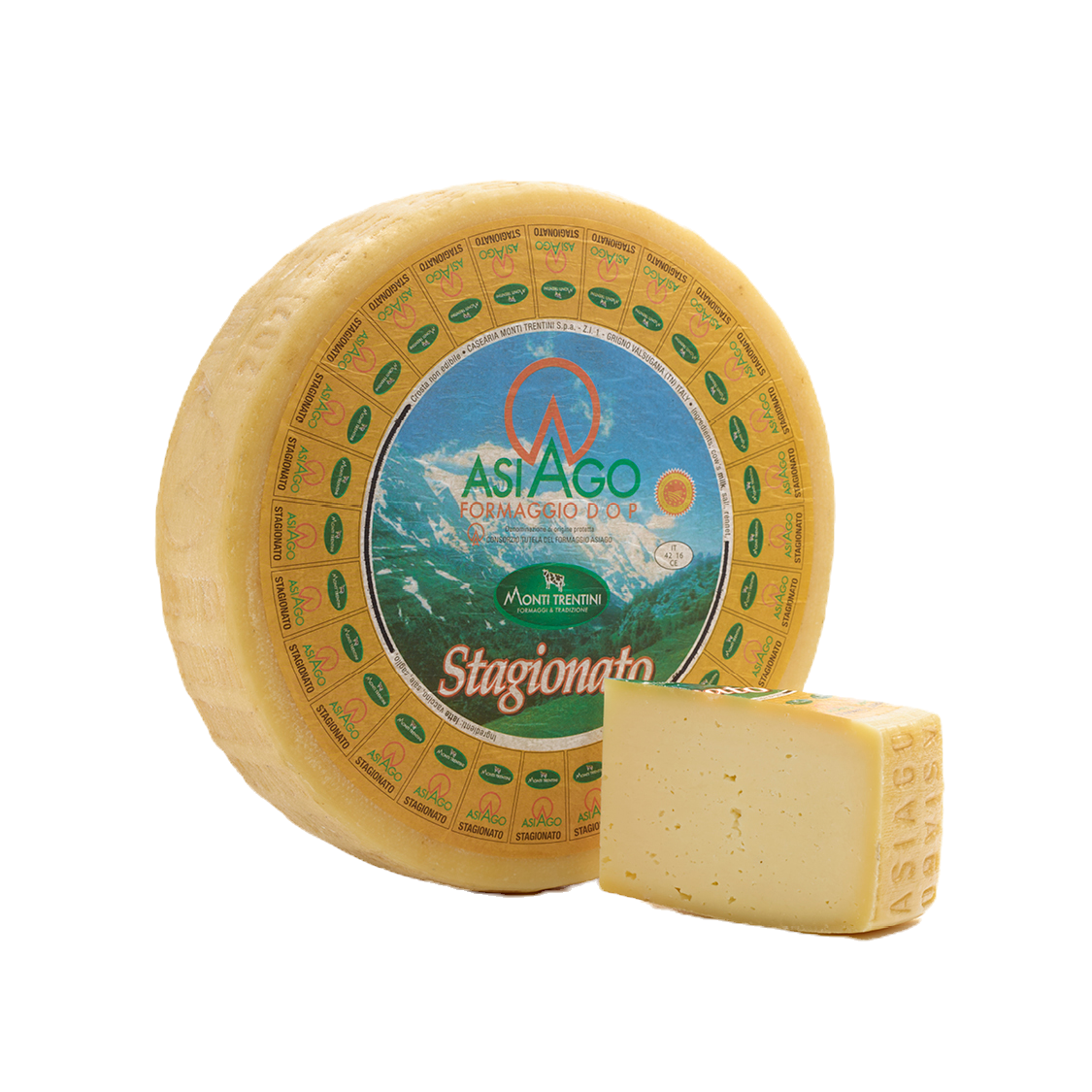 Monti Trentini Asiago Stagionato DOP Forme 1X12KG