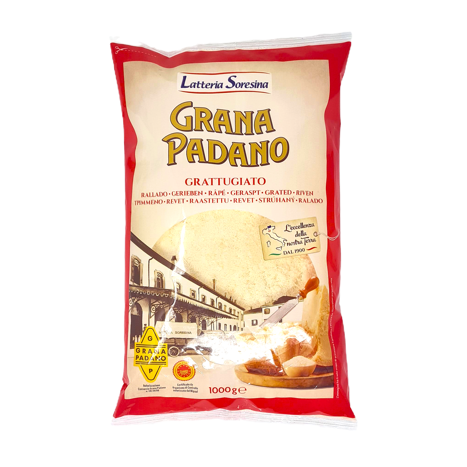 Soresina Grana Padano Râpé 5 X 1 KG