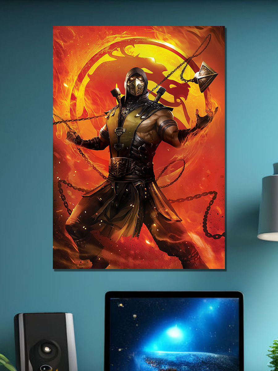 Mortal Kombat Scorpion 01 | PC Gaming Poster