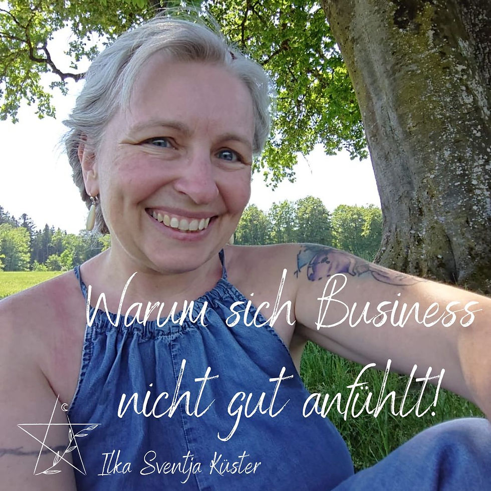 Warum sich Business nicht gut anfühlt!