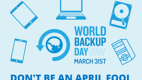 Don’t be an April Fool-Backup Your Data.  