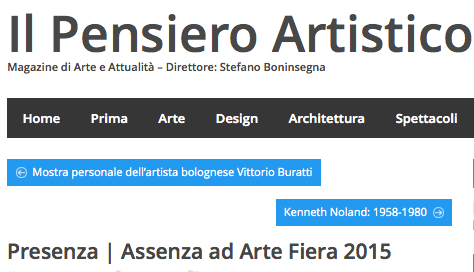 IL PENSIERO ARTISTICO