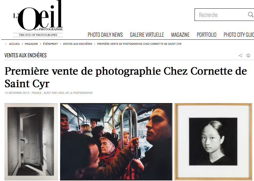 L'OEIL DE LA PHOTOGRAPHIE