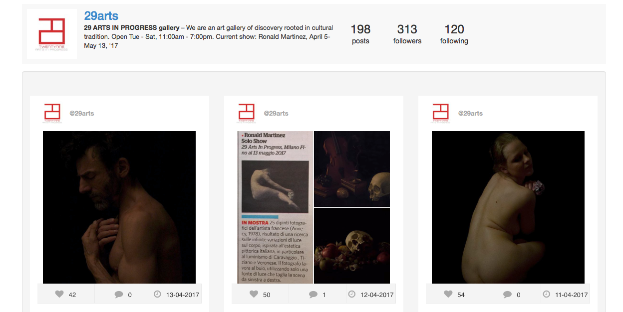 INSTAGRAM 29ARTS IN PROGRESS