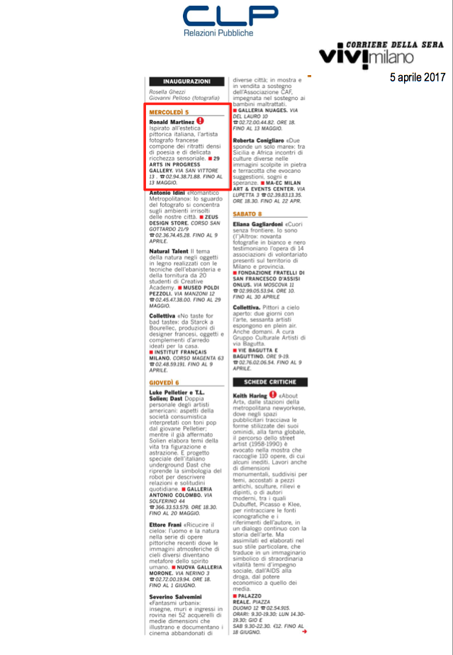 VIVI MILANO CORRIERE DELLA SERA