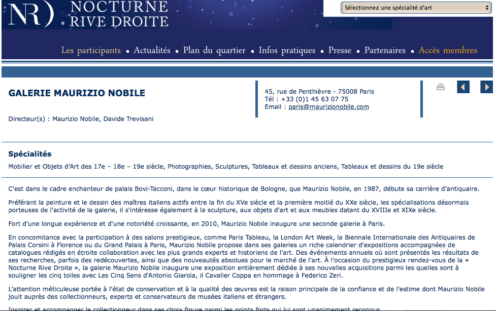 NOCTURNE RIVE DROITE